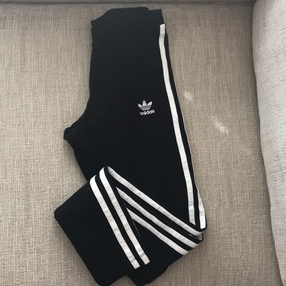 Black Adidas Cotton Leggings XS